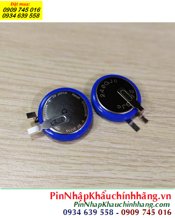Maxell CR2450HR; Pin Maxell CR2450HR lithium 3.0v High Temperature 125℃ (chân thép)